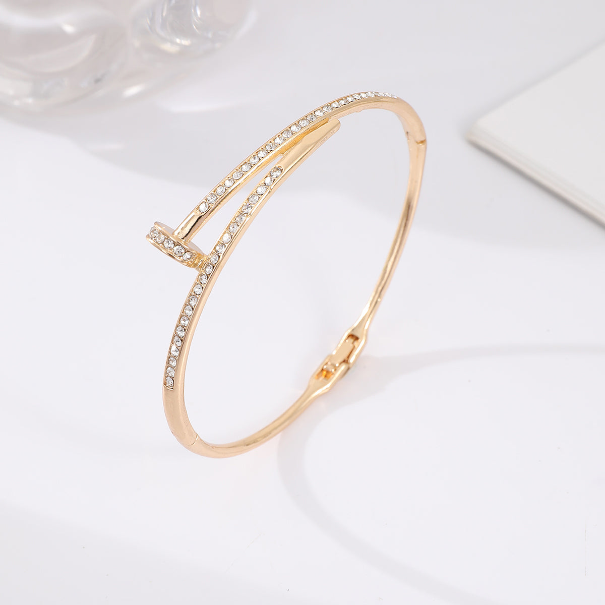 The Diamond Nail Bangle