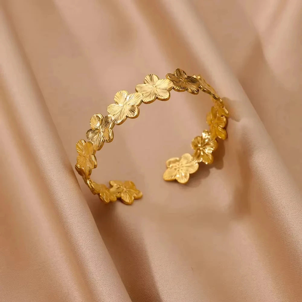 Flora 18k Gold Plated Bracelet