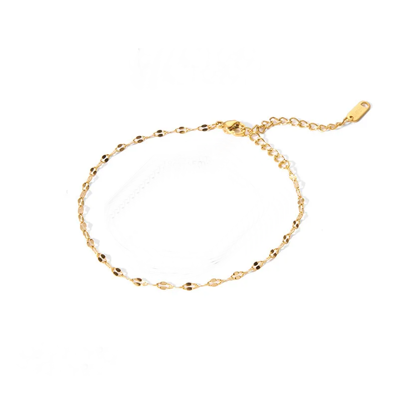 Lilyah Jewelry Gold Plated Delicate Bracelet . Stunning, minimalistic and elegant. Gift for her
