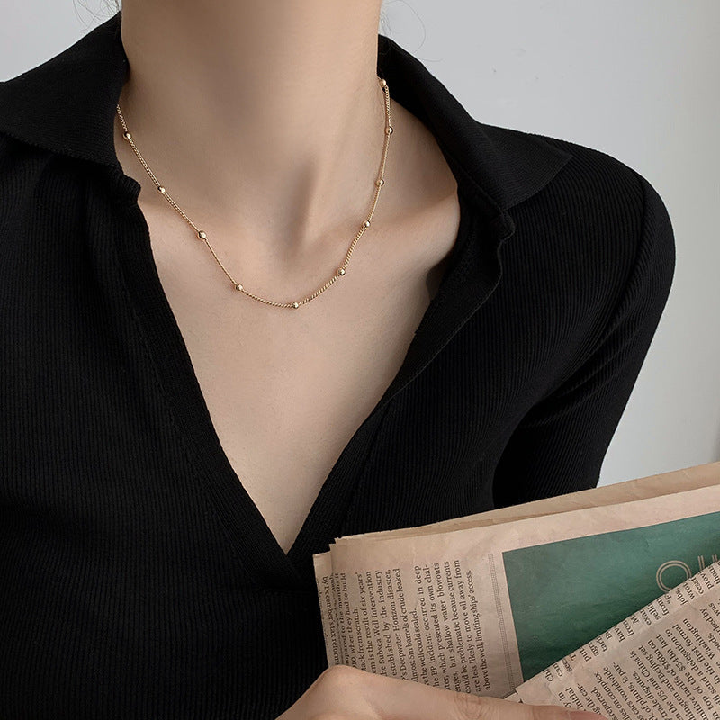 Nova - 18k Gold Plated Stardust Bead Necklace
