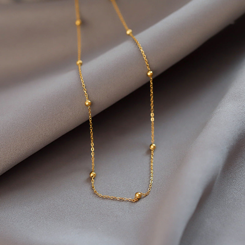 Nova - 18k Gold Plated Stardust Bead Necklace