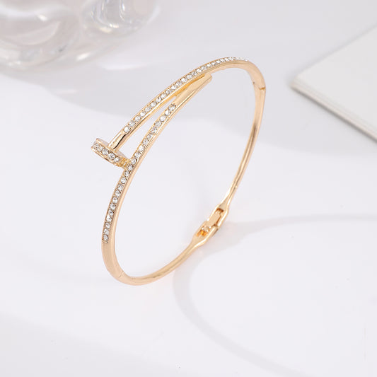 The Diamond Nail Bangle