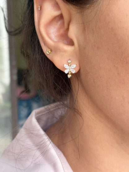 Lilyah Jewelry Gold Plated Earring. Gift Ideas for her.