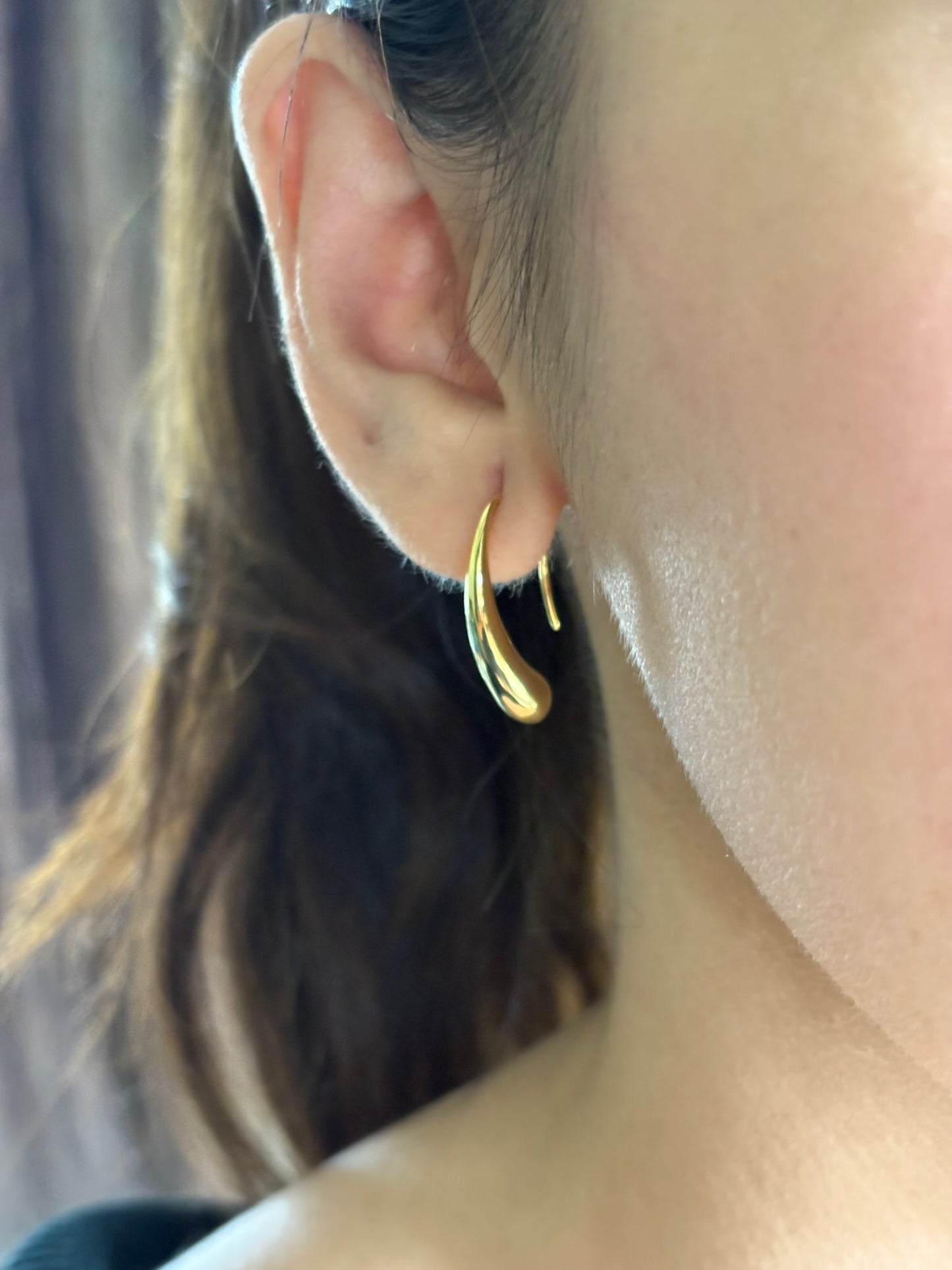 18k Gold Plated Elegance Drop Earrings - Seraphina