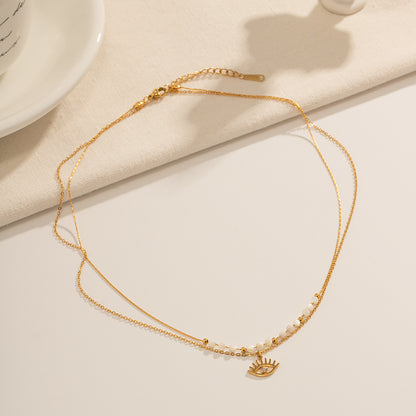 Lilyah Jewelry Gold Plated Necklace. Gift Ideas for her.