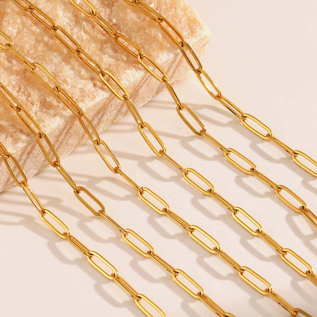 18k Gold Plated Minimalistic Chain - Elyse