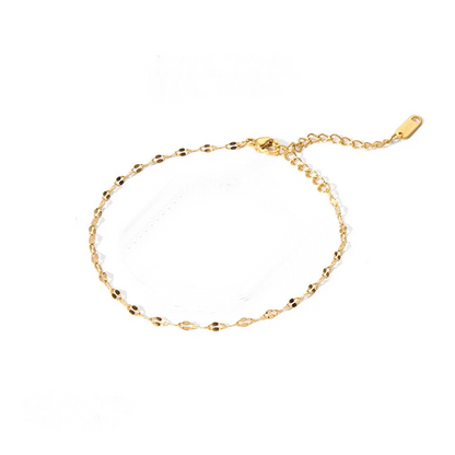 Lilyah Jewelry Gold Plated Delicate Bracelet . Stunning, minimalistic and elegant. Gift for her