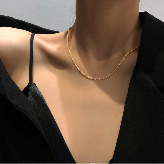 18k Gold Plated Twinkle Chain Necklace - Stella