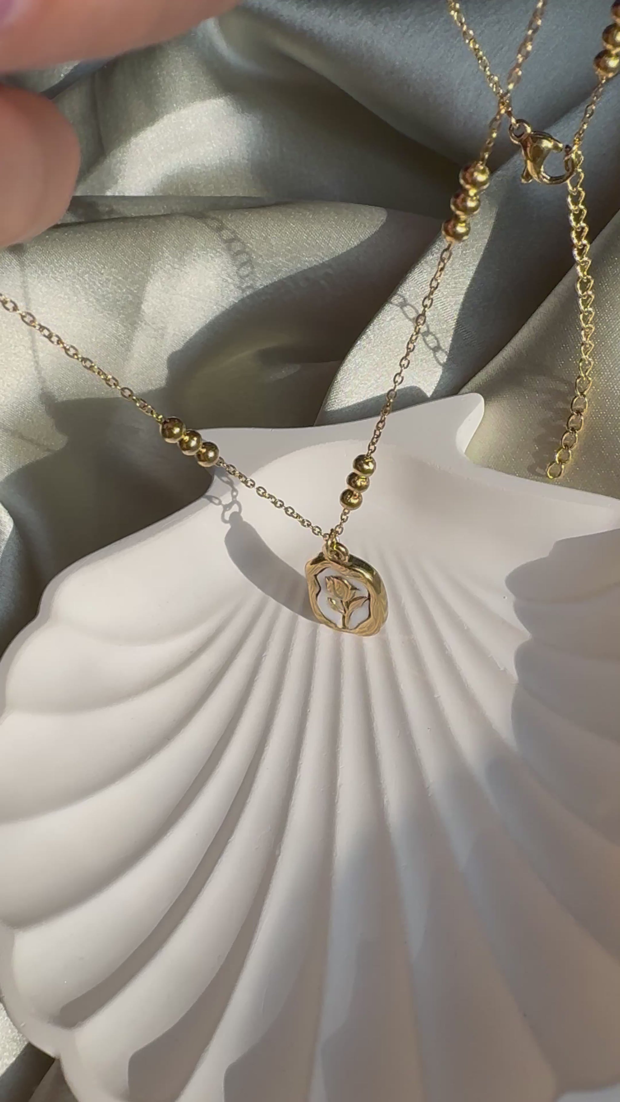 Lilyah Jewelry Necklace video. Under Sunlight