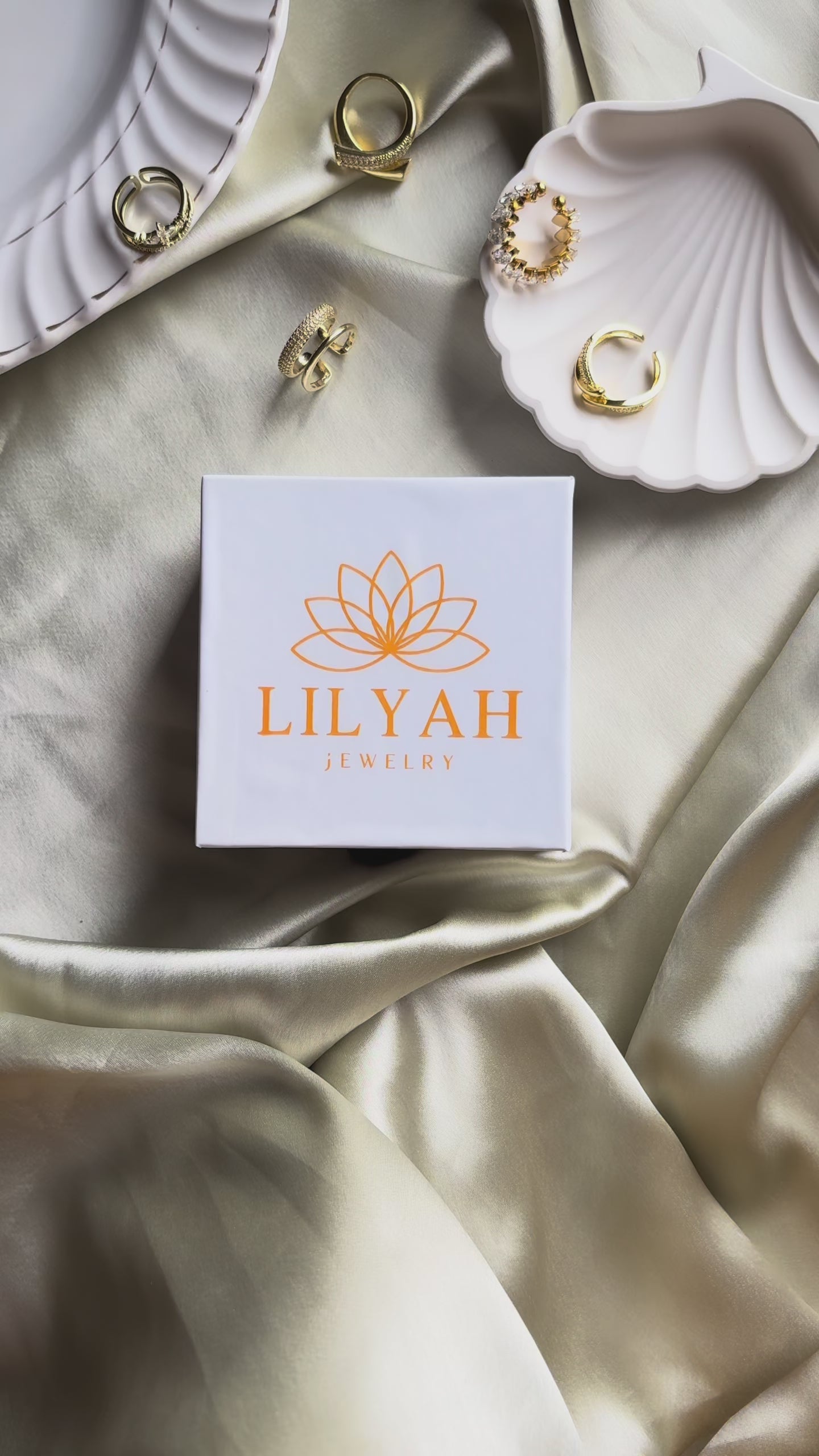 Lilyah Jewelry Gold Plated Diamond Earrings.  